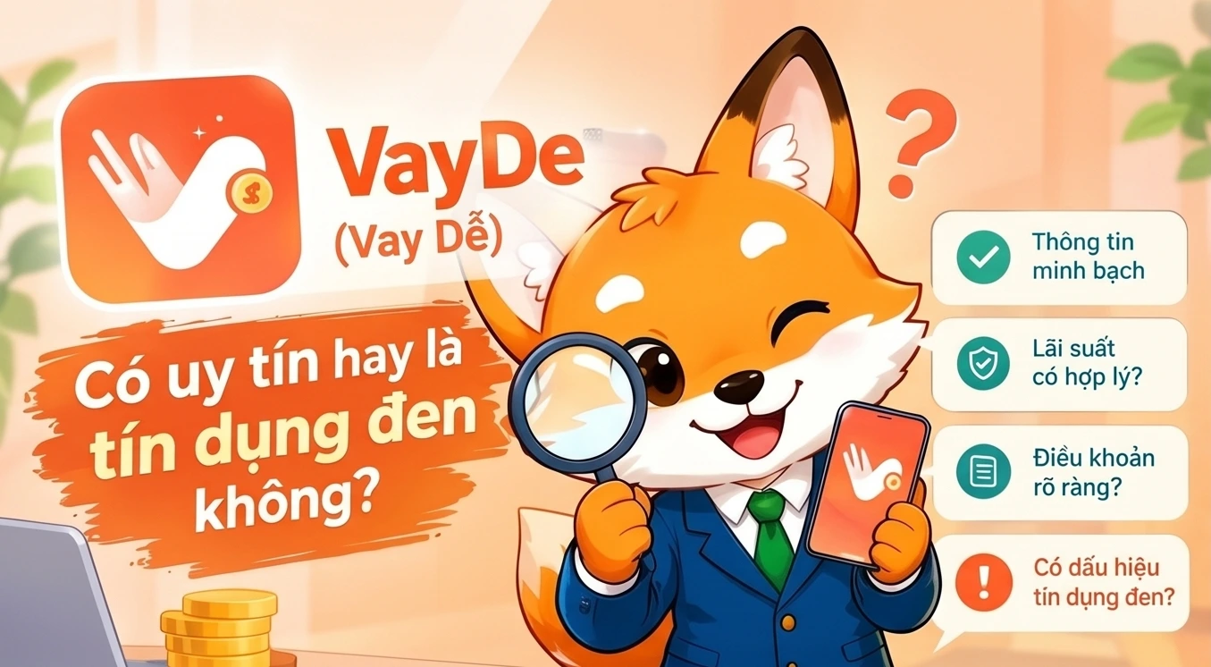 Đánh giá App VayDe (Vay Dễ): Chiêu trò lỗi app chặn thanh toán và rủi ro rò rỉ Facebook 2026