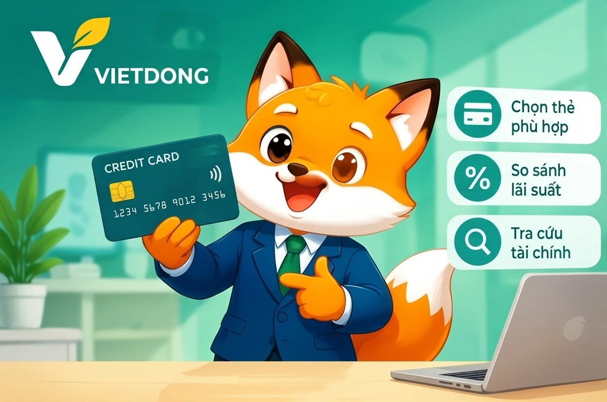 Bí quyết chọn thẻ tín dụng & tra cứu tài chính an toàn trên Vietdong (vietdong.net)